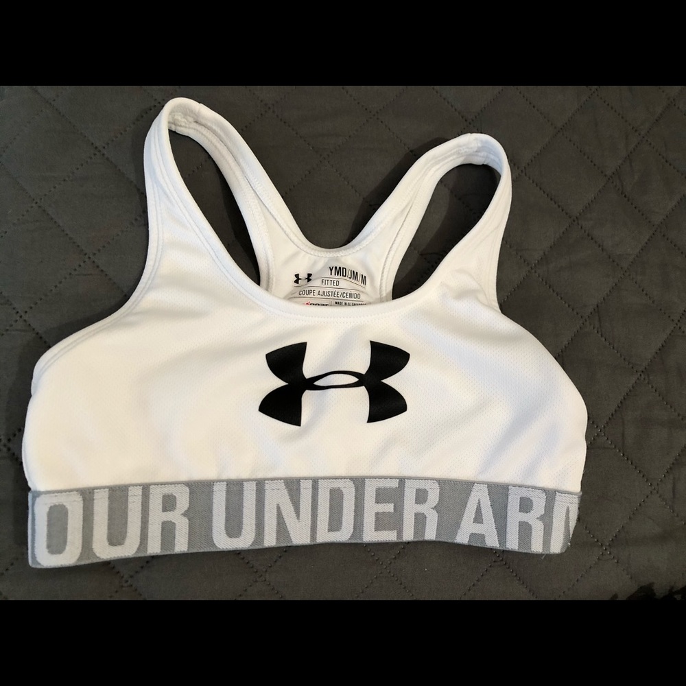 Youth Under Armour athletic bra